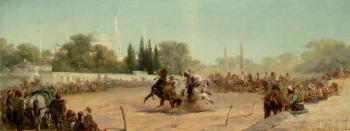 阿道夫 施賴爾 A Horse Race In The Hippodrome